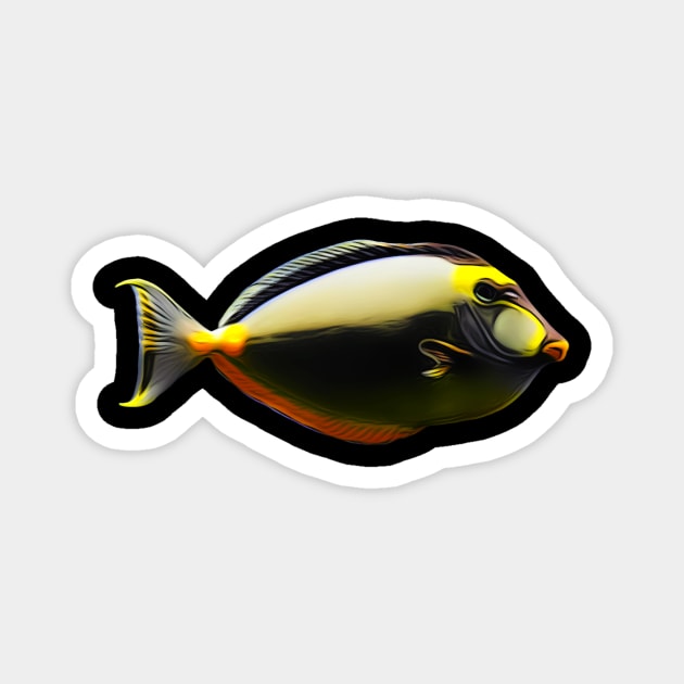 Naso Tang Magnet by unrefinedgraphics