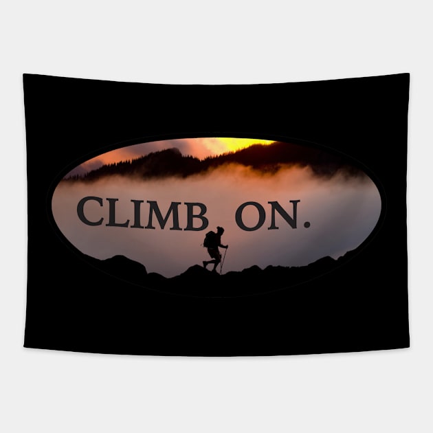 Climb On Tapestry by ACGraphics