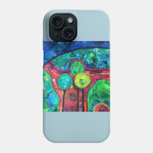 Green Hill collage Phone Case