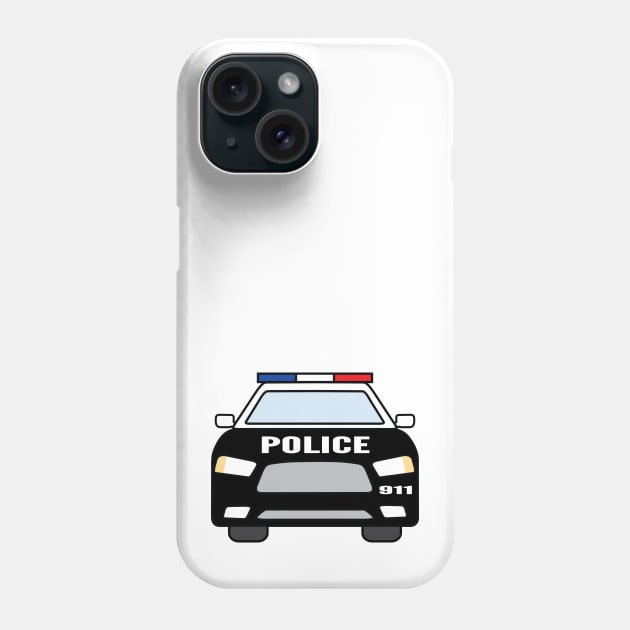 Police Car Phone Case by PLLDesigns