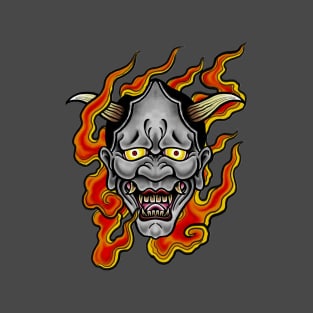 Hannya Mask tattoo design. T-Shirt