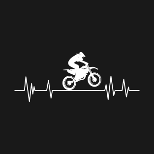 Biker Heartbeat,rider Heartbeat Motorcycle T-Shirt