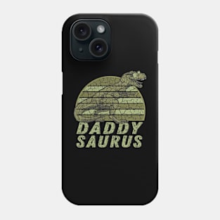 Daddysaurus Vintage Father Day T Rex Dinosaur Daddy Saurus Phone Case