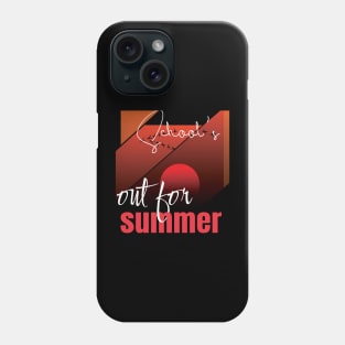 cute retro last day of school school's out for summer teacher Phone Case