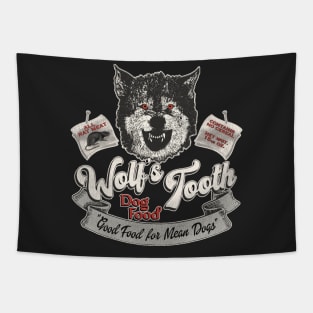 Wolf's Tooth Dog Food Tapestry