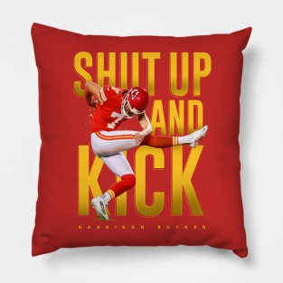 Harrison Butker Shut Up and Kick Pillow