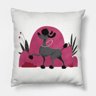 Poodle Strut Pillow