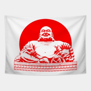 Buddhism Art Red Color Tapestry