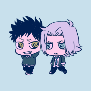 I draw chibi gokudera and yamamoto / Katekyo Hitman REBORN T-Shirt