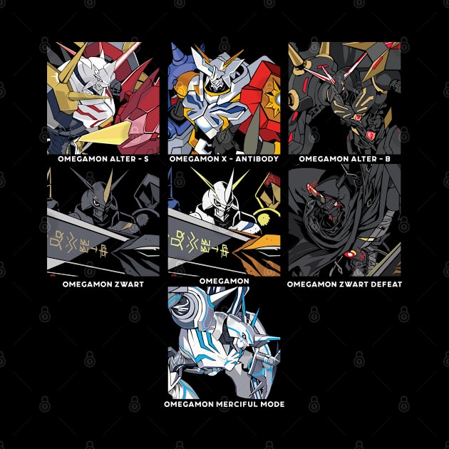 digimon omnimon variants by DeeMON