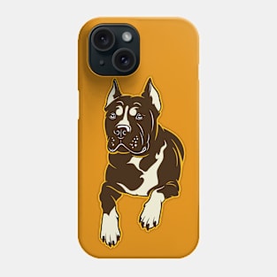 Pitbull Pride Dog Art Phone Case