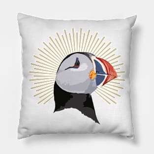 Iconic Puffin Pillow