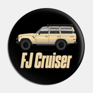 Cruiser-Beige Pin