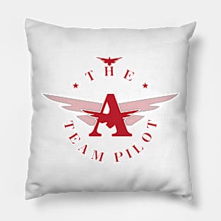 Logo for company that related to airplane Pillow