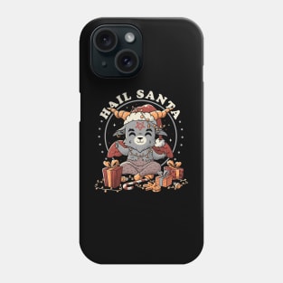 Hail Santa - Funny Cute Evil Christmas Baphomet Phone Case