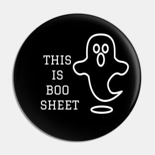 This is boo sheet unisex t-shirts Pin