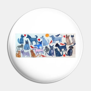 Party Animals Pin