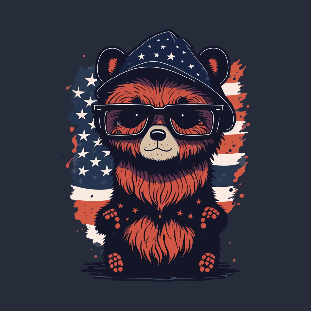 Patriotic Bear by By_Russso