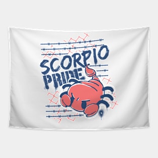 Scorpio Pride!-Red Tapestry