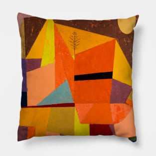 Modern Geometric Klee Painting Pillow