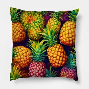 Pineapple In Pride Rainbow Pillow