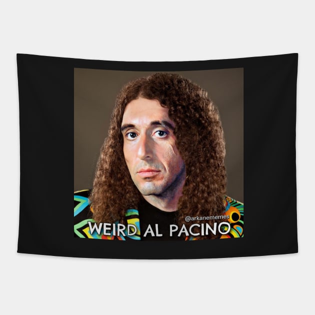 Weird Al Pacino Tapestry by arkanememes