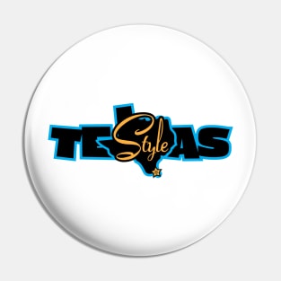 Texas Style Cyan Pin