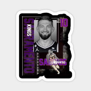 Sacramento Kings Domantas Sabonis 10 Magnet