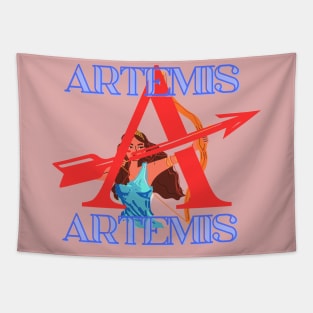 Artemis mission pretty woman ( wink) Tapestry