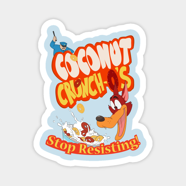 Coconut Crunchos Magnet by opiester