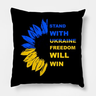 Stand with Ukraine Freedom will win Pillow