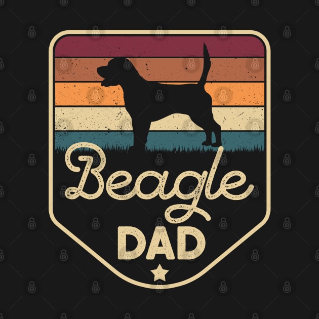 Beagle Dad Fathers Day Dog Daddy by Way Down South