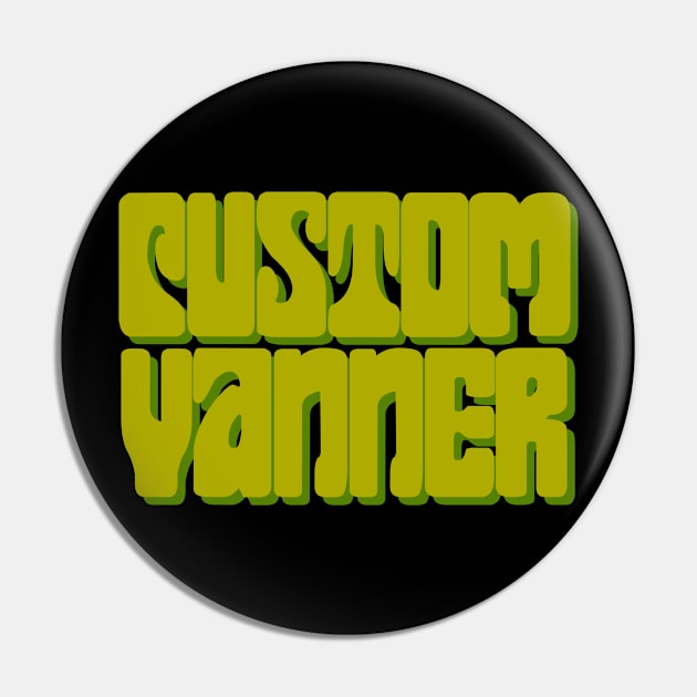 Custom Vanner (Retro Green) Pin by NextGenVanner