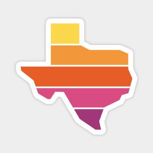 Stripey Texas Magnet