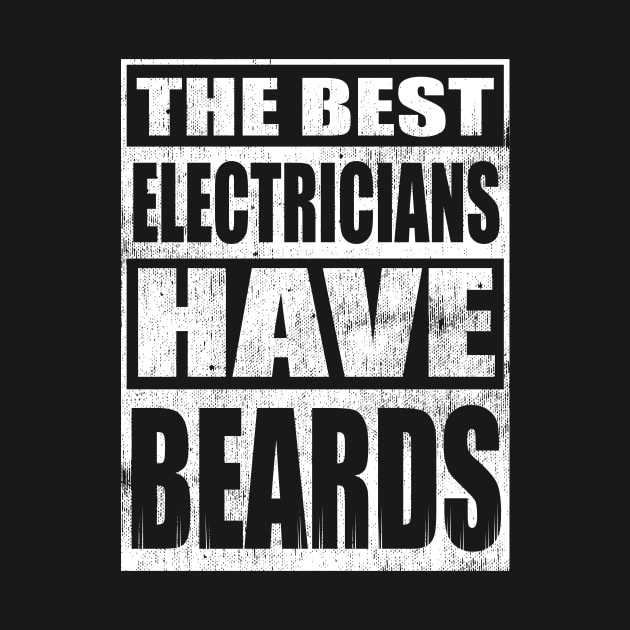 Beard Mustache Lover Electricians Men's Gift by 2blackcherries