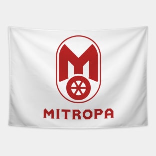 Moped Mitropa Logo (red) Tapestry