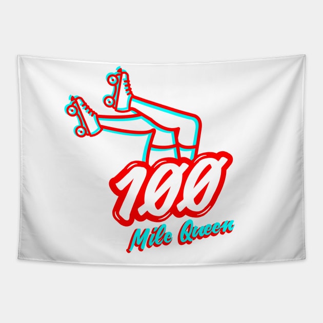 100 Mile Queen Tapestry by michaelatyson