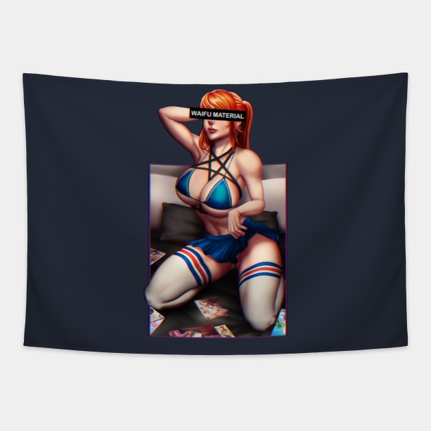 Waifu Material Tapestry by DDxDD