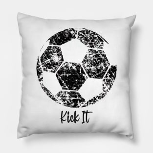 Kick It Soccer Ball Shirt Pillow