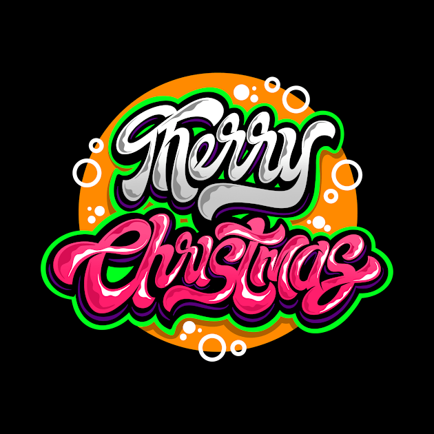 Merry Christmas Typography Lettering by dwikiyosi1