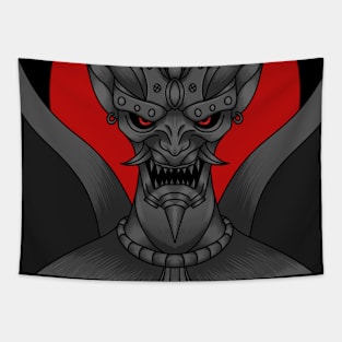 Oni mask Tapestry