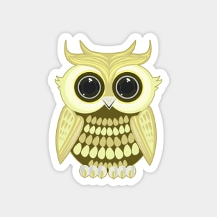 Golden Owl Magnet