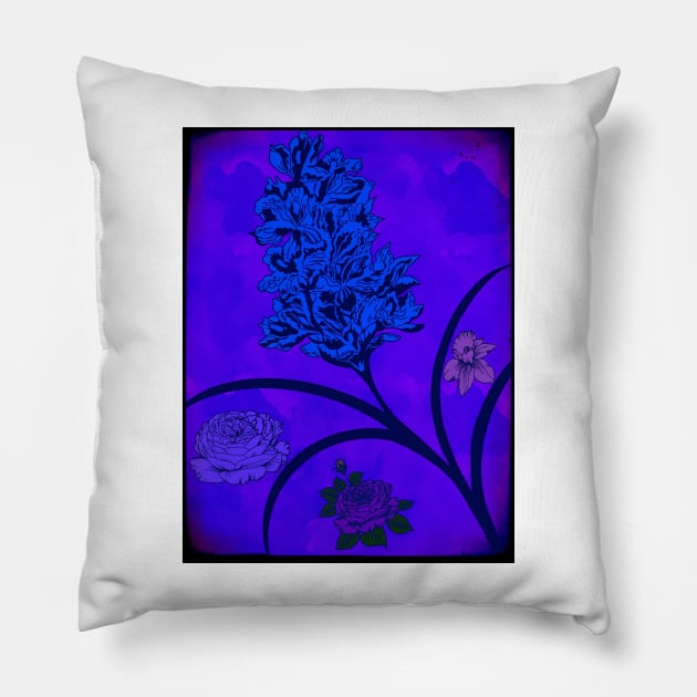 Victorian flowers Pillow by Dexter1468