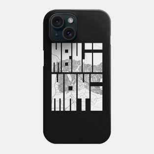 Mbuji-Mayi, DR Congo City Map Typography - Light Phone Case