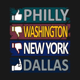 Philadelphia Pro Football - Funny East Rivals T-Shirt