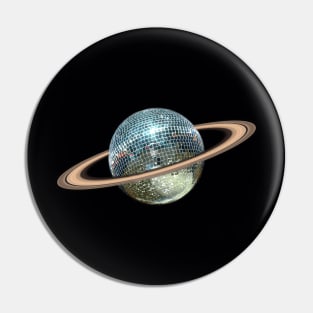 Saturn Disco Pin