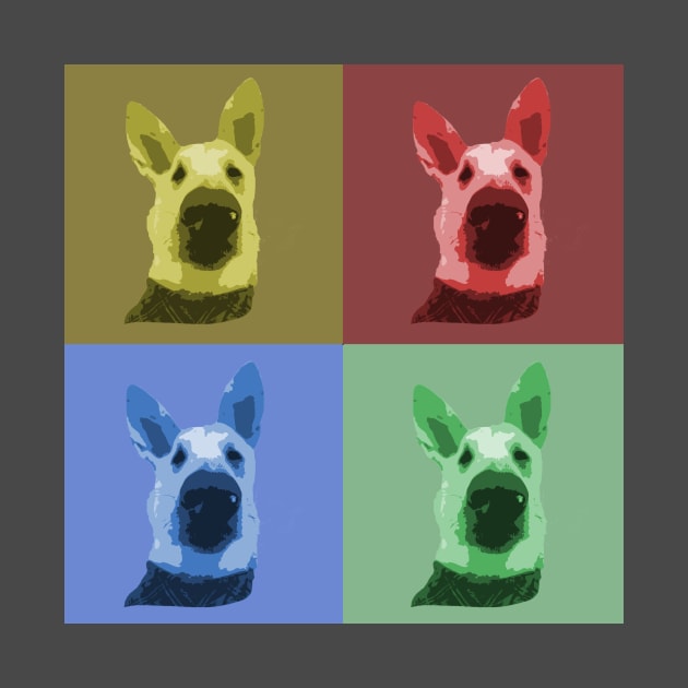 Oliver In Colors by Oliver The Blind Puppy