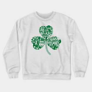 CustomCat Boston Celtics Retro NBA Crewneck Sweatshirt Ash / M