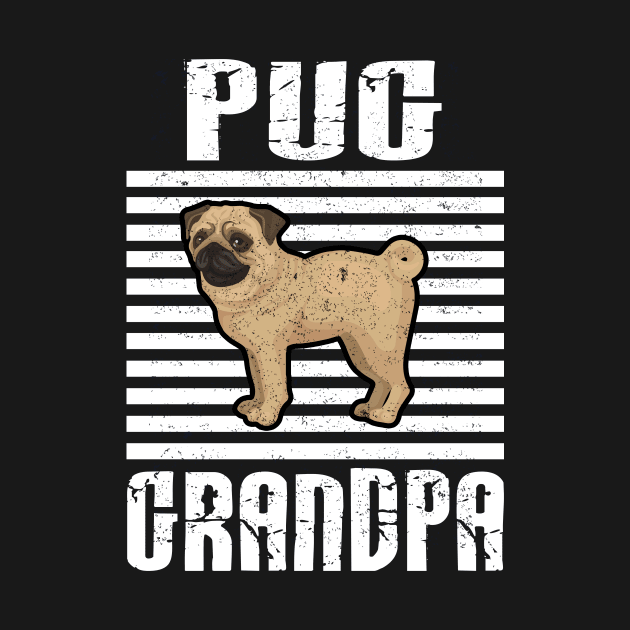 Pug Grandpa Proud Dogs by aaltadel