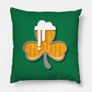 St. Patrick's day  for beer lovers Pillow